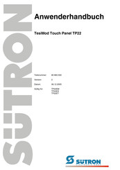 Sutron TesiMod TP22 Anwenderhandbuch