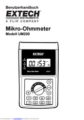 Extech Instruments UM200 Benutzerhandbuch