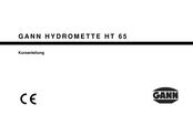 Gann Hydromette HT 65 Kurzanleitung