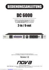 Nova DC 6000 Bedienungsanleitung