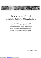 Eaton Powerware 9125 Installationsanleitung