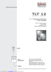 Balcom TLT 12 Bedienungsanleitung
