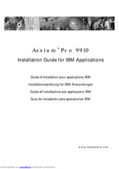 Eaton Axxium Pro 9910 Installationsanleitung