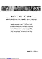 Eaton Powerware 5140 Installationsanleitung