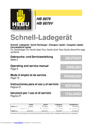 HEBU medical HB 8879V Gebrauchs- Und Serviceanleitung
