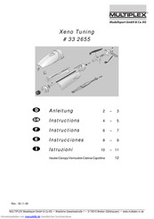 Multiplex 33 2655 Bedienungsanleitung