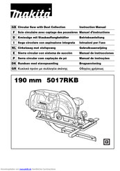 Makita 5017RKB Betriebsanleitung