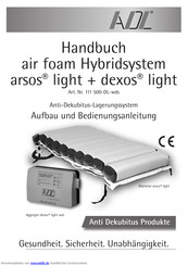 ADL dexos light Aufbau- Und Bedienungsanleitung