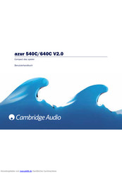 Cambridge Audio azur 640C Benutzerhandbuch