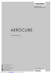 Siegenia AEROCUBE Montage- Und Bedienungsanleitung