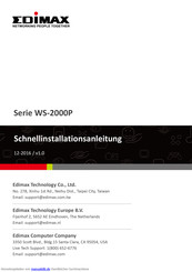 Edimax WS-2003P Schnellinstallationsanleitung