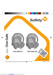 Safety 1st One-Safe XT Gebrauchsanweisung