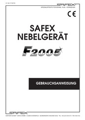 Safex F2005 Gebrauchsanleitung