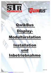 STR Electronik Qwikbus Installation Und Inbetriebnahme