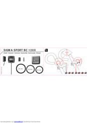 SIGMA SPORT BC 1200 Handbuch