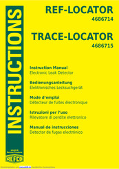 Refco TRACE-LOCATOR Bedienungsanleitung