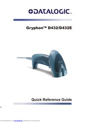 Datalogic Gryphon D432 Kurzanleitung