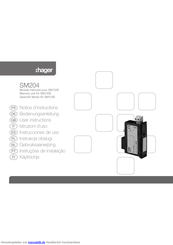 hager SM204 Bedienungsanleitung