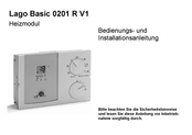 comfort controls Lago Basic 0201 R V1 Bedienungs- Und Installationsanleitung