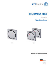 CEStronics CES OMEGA FLEX WT-I Montage- Und Bedienungsanleitung