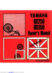Yamaha rd350 Betriebsanleitung