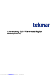 Tekmar 1893 Bedienungsanleitung