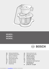 Bosch MUM52 serie Gebrauchsanleitung