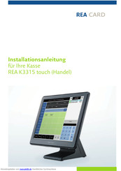 REA CARD REA K3315 touch Installationsanleitung
