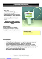 ETT 1515021 Bedienungsanleitung
