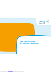 Betty IP-Adapter Schnellstartanleitung