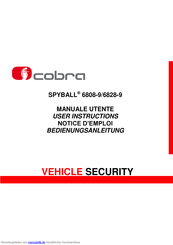 Cobra Spyball 6808-9 Bedienungsanleitung
