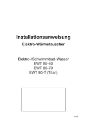 Behncke EWT 80-40 Installationsanweisung