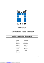 LevelOne NVR-0104 Handbuch