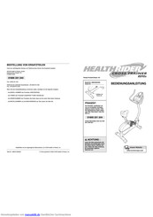 Healthrider R890X Bedienungsanleitung