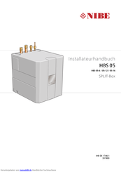 Nibe SPLIT Box HBS 05-16 Installateurhandbuch