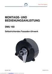 Mobatime DMU 160 Montage- Und Bedienungsanleitung