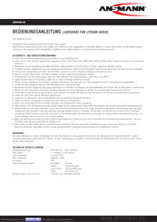 ANSMANN 2000-0001-04 Bedienungsanleitung
