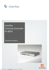 Interflex IF-4070 Technisches Handbuch