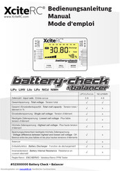XciteRC Battery Check + Balancer Bedienungsanleitung