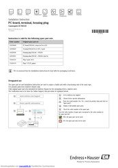 Endress+Hauser Gammapilot M FMG60 Einbauanleitung