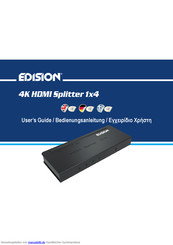 Edision 4K HDMI Bedienungsanleitung