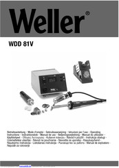 Weller WDD 81V Betriebsanleitungen