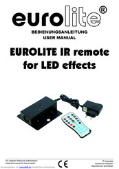 EuroLite IR remote for LED effects Bedienungsanleitung
