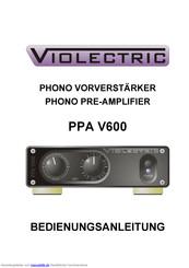 Violectric PPA V600 Bedienungsanleitung