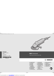 Bosch PWS 2000-230 JE Professional Originalbetriebsanleitung