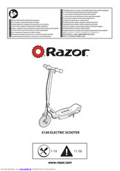 Razor E100 Benutzungsanleitung