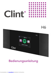 Clint H6 Bedienungsanleitung