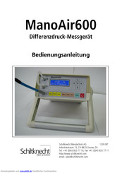 Schiltknecht ManoAir600 Bedienungsanleitung