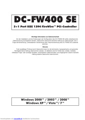Dawicontrol DC-FW400 SE Handbuch