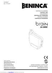 Beninca brain 24 MBE Betriebsanleitung